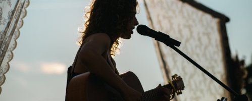 Plenerowy koncert duetu Fletnie Panie